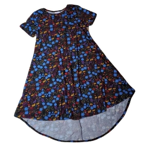 LULAROE Folk Art Print Carly Dress - Picture 1 of 6
